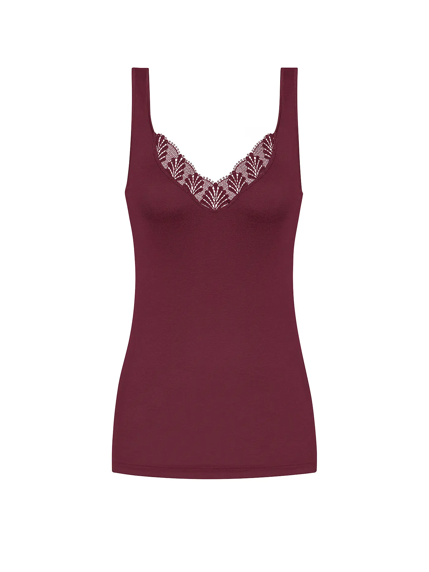 MEY | Top EMOTION ELEGANCE schwarz | beere